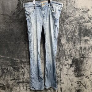 Hollister  Women's Denim Jeans Size 5S W27 L31 Light Blue 116